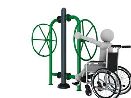 Fitness de plein air pour personne a mobilité réduite - ASO France