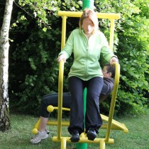 Aire de fitness en plein air ludique ASO France